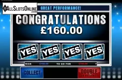 Bonus Game Win Presentation screen. X Factor from Ash Gaming
