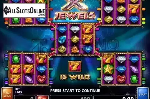 Screen2. X-Jewels from Casino Technology