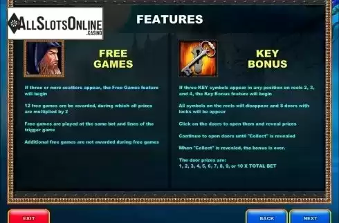 Screen4. Xcalibur (Microgaming) from Microgaming