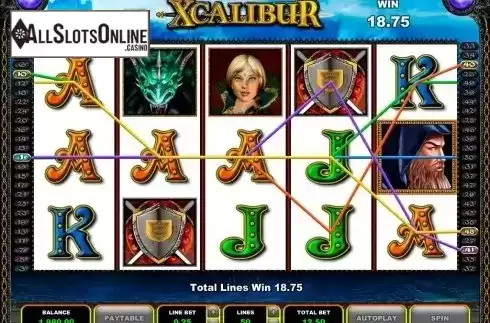 Screen8. Xcalibur (Microgaming) from Microgaming