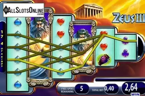 Bonus game. Zeus III from WMS