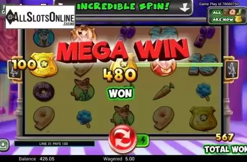 Mega Win. Zoomania from TOP TREND GAMING