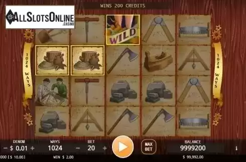 Win screen. da Vinci (KA Gaming) from KA Gaming