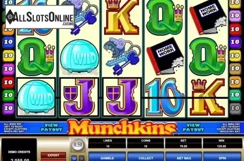 Screen 1. Munchkins from Microgaming