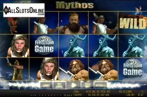 Game reels. Mythos HD from World Match