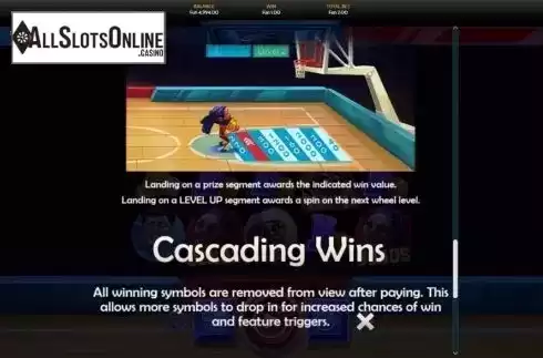 Cascading Feature screen. MVP Hoops from OneTouch