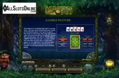 Paytable 4. Magic Pot from GamesOS
