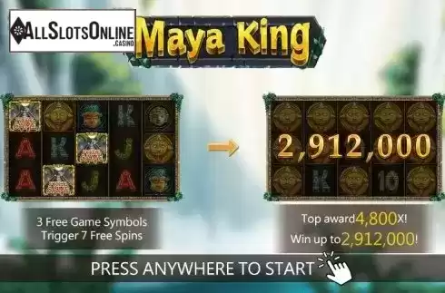 Start screen 1. Maya King from Dragoon Soft