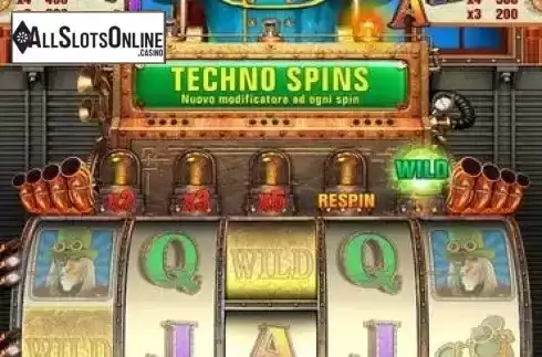 Reel Screen. Mechanica from Octavian Gaming