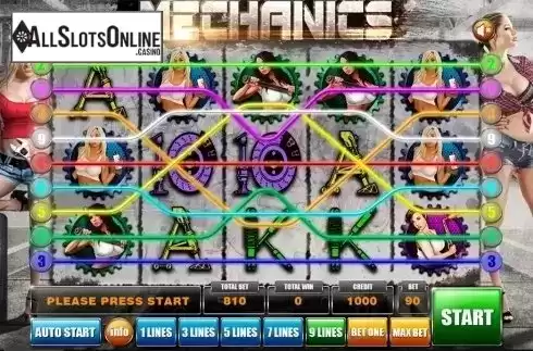 Reels screen. Mechanics from GameX
