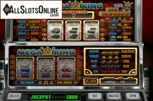 Reels. Mega King from Betsoft