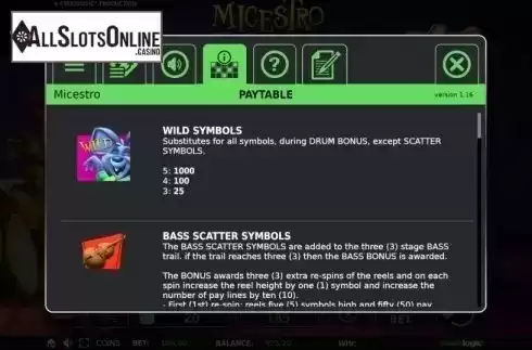 Features 1. Micestro from StakeLogic