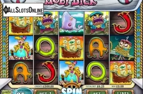 Game Workflow screen. Moby Dick (MultiSlot) from MultiSlot