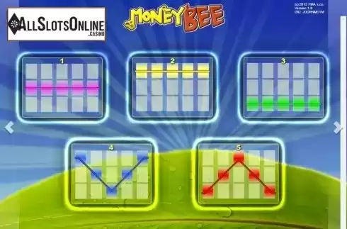 Paytable 2. Money Bee from iGaming2go