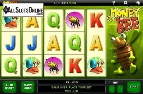 Screen 1. Money Bee from iGaming2go