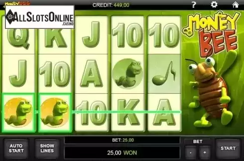 Screen 2. Money Bee from iGaming2go