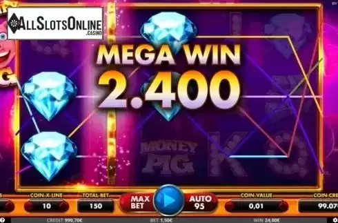 Win Screen 2. Money Pig from Capecod Gaming