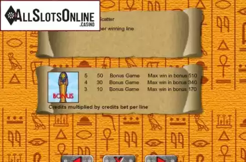 Screen5. Nefertari from Portomaso Gaming