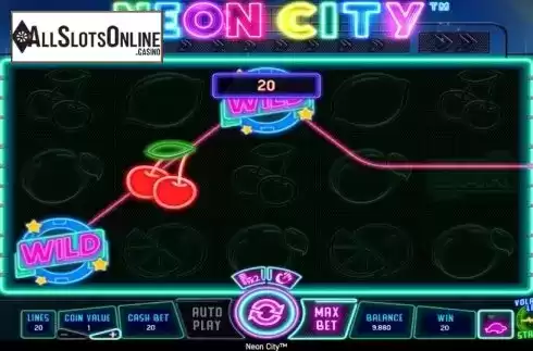 Win Screen 4. Neon City from Wazdan