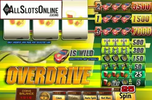 Win Screen. Overdrive from Saucify