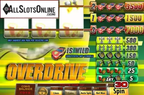 Win Screen2. Overdrive from Saucify