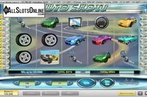 Screen 1. Auto Show from NeoGames