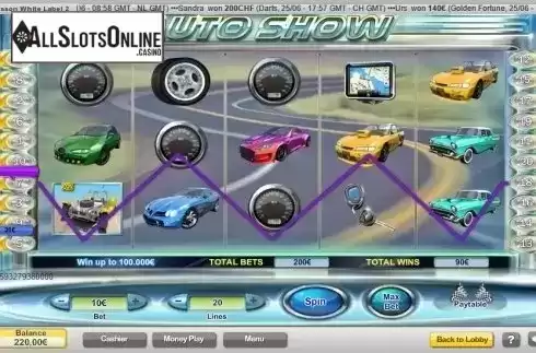 Screen 2. Auto Show from NeoGames