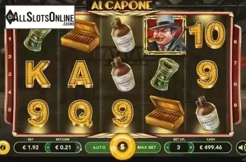 Reel Screen. Al Capone from Slotmotion