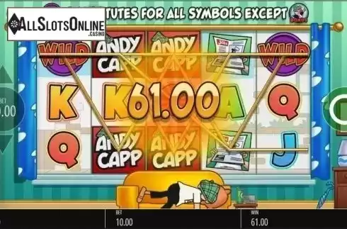 Win Screen 4. Andy Capp Jackpot King from Blueprint