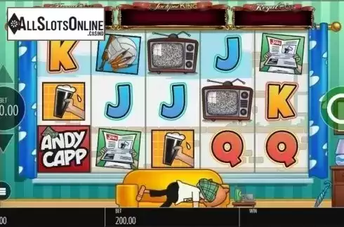 Game Workflow screen . Andy Capp Jackpot King from Blueprint