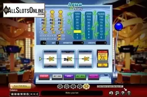 Win Screen. Aqua Slot from GameScale