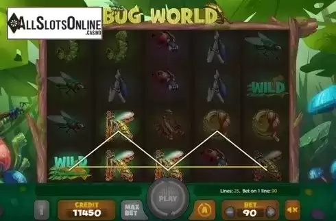 Game workflow 2. Bug World from X Card