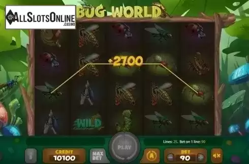 Game workflow 3. Bug World from X Card