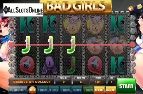 Game workflow 3. Bad Girls from GameX