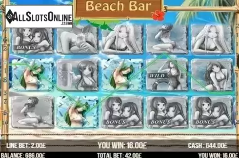 Win Screen 2. Beach Bar from Fugaso