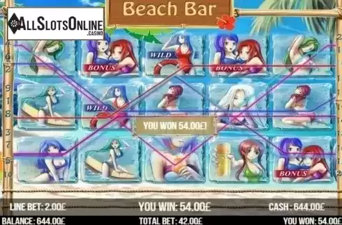 Win Screen 3. Beach Bar from Fugaso