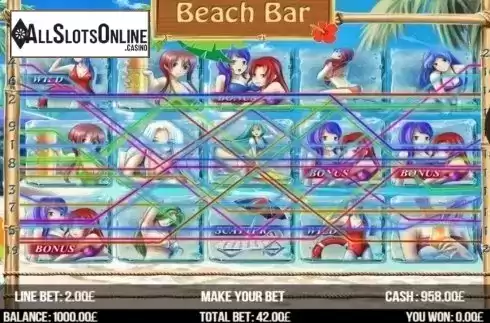 Paylines. Beach Bar from Fugaso
