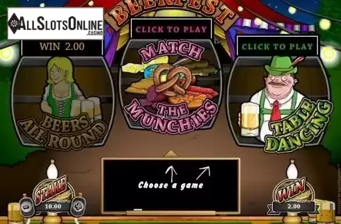 Win Screen. Beer Fest from Microgaming