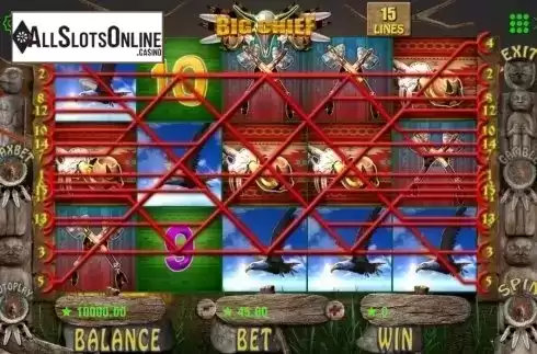 Screen3. Big Chief from Booming Games