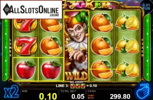 Win screen 3. Big Joker from Casino Technology