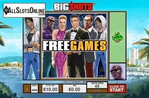 Free Spins Triggered. Big Shots from Playtech