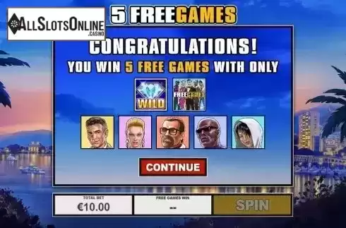Free Spins Awarded. Big Shots from Playtech
