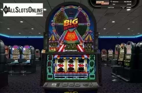 Bonus game win. Big Wheel from Realistic