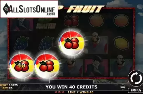 Win Screen 2. Bop Fruit from Fils Game
