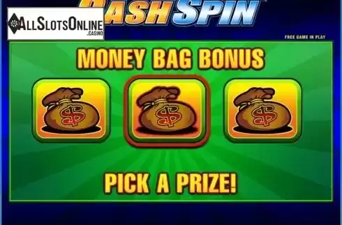 Screen3. Cash Spin from Bally