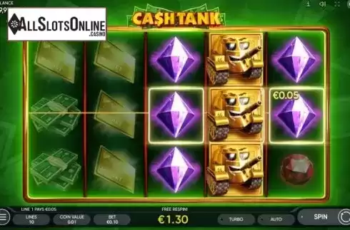Win Screen 2. Cash Tank from Endorphina