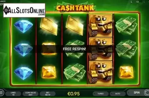 Respin Feature. Cash Tank from Endorphina