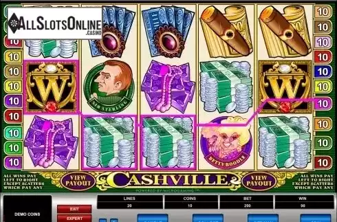 Screen5. Cashville from Microgaming