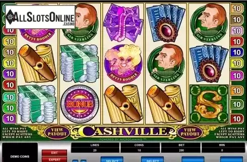 Screen3. Cashville from Microgaming