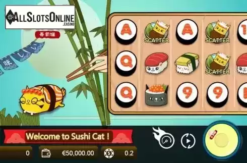 Reel Screen. Cat Sushi from Manna Play